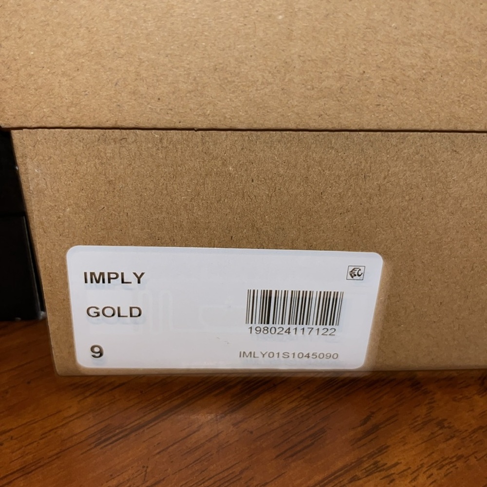 Steve Madden Gold & Tan Imply Espadrilles Wedge Sandals Women’s Size 9 - Picture 13 of 14